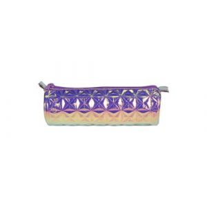 Clairefontaine Trousse ronde holographique Violet