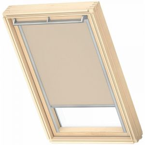 Image de Velux Original Store Occultant, Cadre Argenté, DKL M06, Capuccino