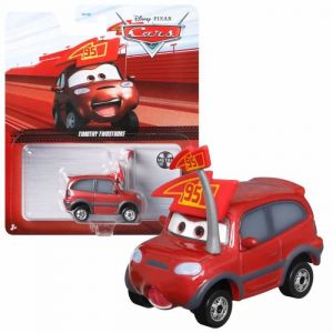Mattel Disney et Pixar Cars V&eacute;hicule &agrave; deux temps Timothy moul&eacute; sous pression, &eacute;chelle 1:55, pour la course et la narration amusante, cadeau pour les enfants &acirc;g&eacute;s de 3 ans et plus