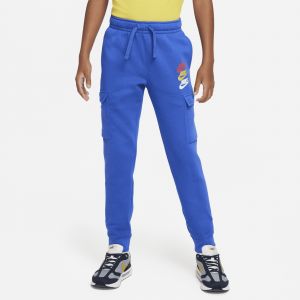 Nike Pantalon cargo en tissu Fleece Sportswear Standard Issue pour garçon plus âgé - Bleu - Taille XL - Male