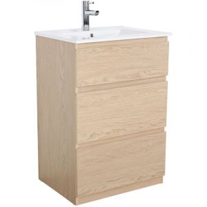 Meuble simple vasque SORRENTO sur pieds 60cm