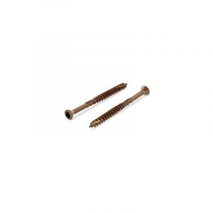 Oc-Pro 200 vis de terrasse inox a2 bruni autoforeuse tete decorative torx 25 de ø 5 x 80