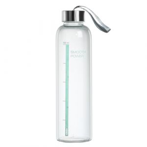 Xavax Gourde en verre, 500 ml, couvercle avec dragonne