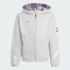 Adidas Veste à capuche Mercedes - AMG Petronas Formula One Team Silver Arrows Full-Zip Enfants