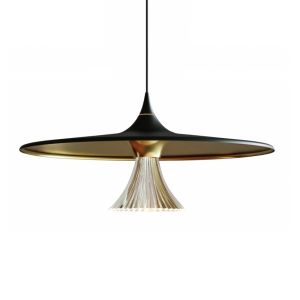 Artemide Suspension Ipno / LED - &Oslash; 62 cm noir/or/m&eacute;tal en m&eacute;tal