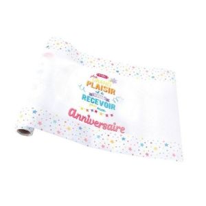 C min de table anniversaire plaisir de recevoir