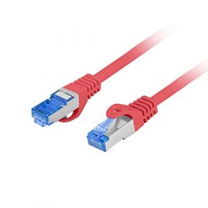 Câble réseau Lanberg PCF6A-10CC-0025-R 0,25 m Cat6a S/FTP rouge