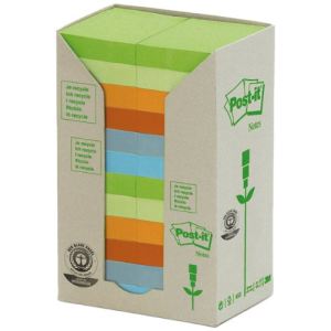 Image de Post-It Tour de 24 notes repositionnables 100 feuilles (8x51 mm)