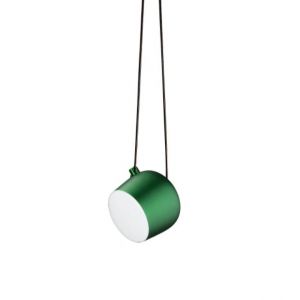 Flos Suspension AIM LED / Ø 24 cm vert en métal