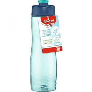 Maped Picnik - Gourde Origins 750ml - Poignée Compacte - Goulot Simple et Pratique - Facile à Nettoyer - Bleu