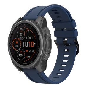 Imoshion Bracelet QuickFit Line en silicone Garmin Watch | 20 mm aansluiting - Bleu fonc&eacute;