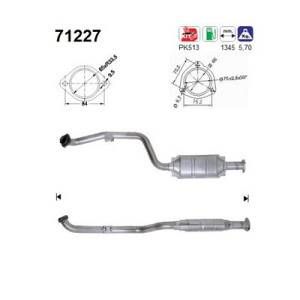 AS Catalyseur MERCEDES-BENZ SLK (71227)