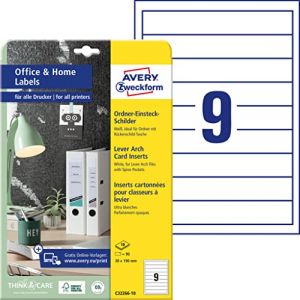 AVERY Zweckform Etiquettes d'insertion pour dos de cl eur