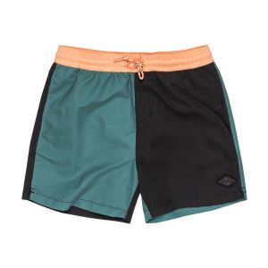 Billabong Maillot de bain Interchange noir vert orange enfant - M