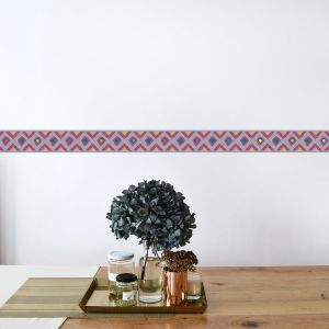 Plage Décoration Murale Intérieure Tribal 10 cm x 300 cm, Une Touche d'Originalité pour Votre Maison!