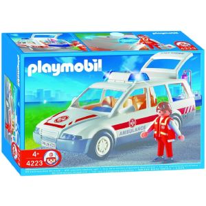 Playmobil 4223 - Ambulancier avec voiture d'urgence