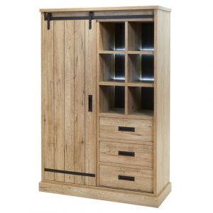Cedra - Argentier Multi-Rangements Industriel avec Leds
