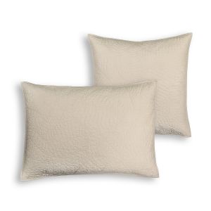 Housse d'oreiller percale coton, Tropical Ficelle Taille 50X70 cm;65X65 cm