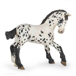 Papo Figurine Poulain Appaloosa noir