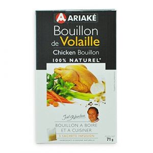 Ariaké Bouillon de volaille - Conditionnement - Les 5 sachets de 11g