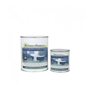 Image de Matpro Peinture Laque Epoxy Salle de Bain Blanc Ultra Brillant 5 Kg Blanc Ultra Brillant