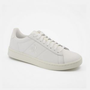 Le Coq Sportif Baskets basses Classic Soft en cuir Blanc - Couleur Blanc - Taille 40