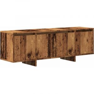 VidaXL Meuble Tv Vieux Bois 120x30x40,5 Cm Bois D'ing&eacute;nierie