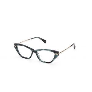 Max Mara Femme MM5176 98 Montures optiques Acétate Vert Ronde Normale