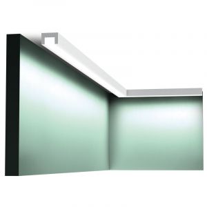 Image de Orac Decor CX190 moulure éclairage indirect Axxent - 2x3x200cm (h x p x l) - moulure décorative