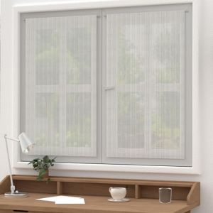 Soleil d'Ocre Paire de brise bise 45x90 cm bella argent, par - Blanc