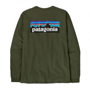 Patagonia L/S P-6 Logo Responsibili-Tee - T-shirt homme Torrey Pine Green M