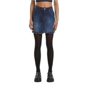 Urban classics Mini jupe en jean femme Heavy