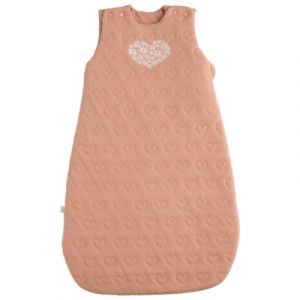 Sauthon Gigoteuse ouatinée Petit Cœur Rose TOG 4 (0-6 mois)
