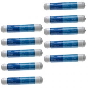 Vhbw 10x Filtre à eau cartouche compatible avec LG Electronics GR-P207GTQA, GR-P207GUGA, GR-P207NAZA, GR-P207NGZA réfrigérateur Side-by-side