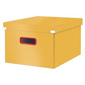 Leitz Bo&icirc;te de rangement Click & Store Cosy M, jaune