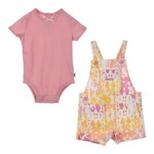 Levi's Ensemble 2 pièces body et salopette fantaisie Multicolore Kids - Couleur Multicolore - Taille 18-24 mois