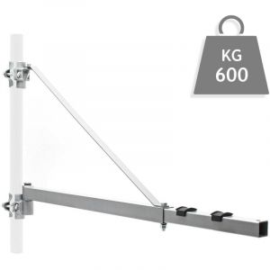 Bras pivotant levage palan support 600g 110cm treuil câble potence fixation 16_0002386