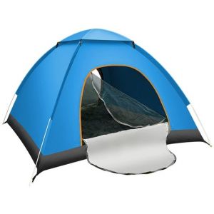 VDD - tente pop up - tente pop up 2 personnes - tente - tente pop up 3 personnes - tente pop up imperméable - 200x200x130 - 2 à 3 personnes - bleu