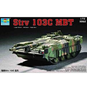 Trumpeter Maquette Char suédois Strv 103c - Echelle 1:72 (TR07298)