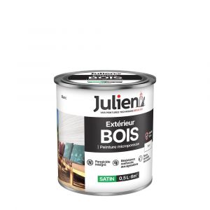 Julien Peinture Extérieure Bois microporeux - Blanc - Satin - 0,5L