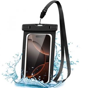 Pochette Étanche pour Samsung Galaxy A36 A56 A16 A26 A06 A05s A15 A14 A13 A25 A35 A34 A55 A54 A53, Protection IPX8 - Noir - E.F.Connection