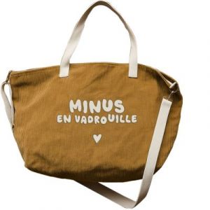Sac Cabas XL Velours - Minus en Vadrouille