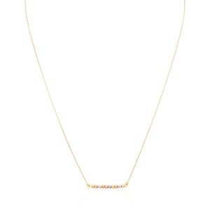 Cleor Collier Collier en Or 750/1000 Tricolore Femme multicolor - Taille Unique