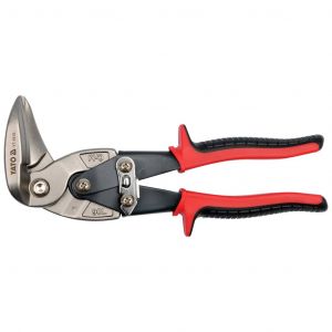 Yato Cisaille à étain décalée verticale Gauche 225 mm Rouge