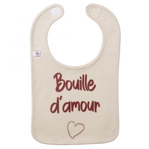 BB & Co Bavoir "Bouille d'amour" - Sable