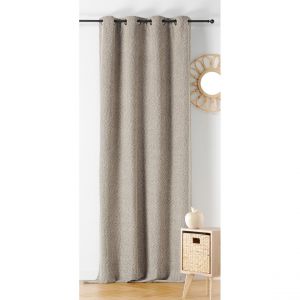 LINDER Rideau isolant thermique beige 140x260cm