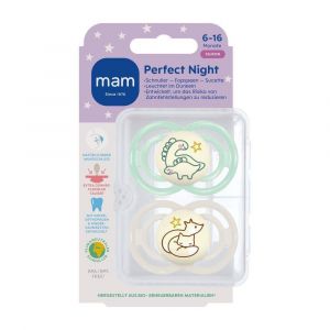 Mam Perfect Night Schnuller Silikon Unisex 6-16