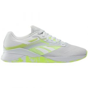 Reebok Chaussures de cross training nano x4 gris jaune