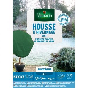 Vilmorin Housse d'hivernage - 1,30 m x 1,60 m - Vert