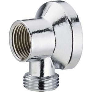 Image de Noyon & Thiebault Noyon&thiebault - Applique laiton chrom&eacute; m&acirc;le M1/2' (15x21) sortie femelle F1/2' (15x21) 822BA-15CL1